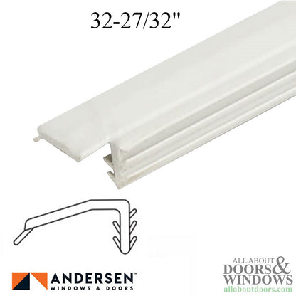 Andersen Casement and Picture Window Vinyl Bead for 1" Insulated Glass 32-27/32" - White