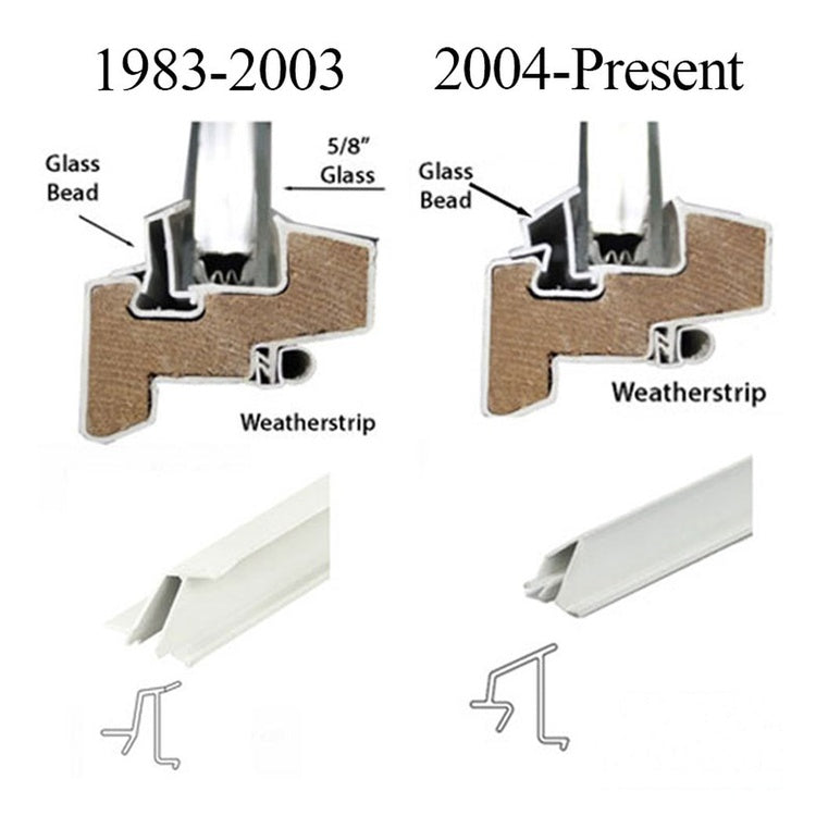 Andersen Glazing Bead, Perma-Shield Improved/E-Z 400 Series, 5/8" C1, 20-21/32" - Terratone