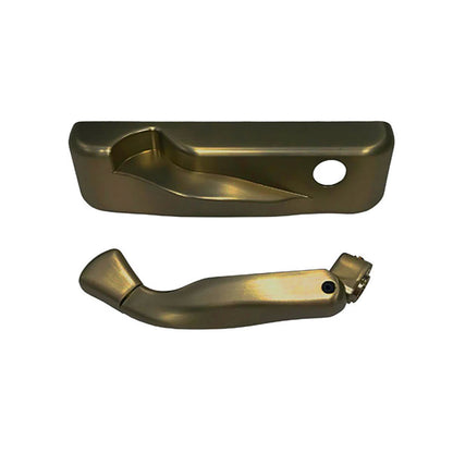 Andersen 100 Series Casement and Awning Operator Cover & Folding Handle Pack, Left Hand - Antique Brass