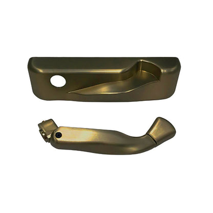 Andersen 100 Series Casement Operator Cover & Folding Handle Pack, Right Hand - Antique Brass