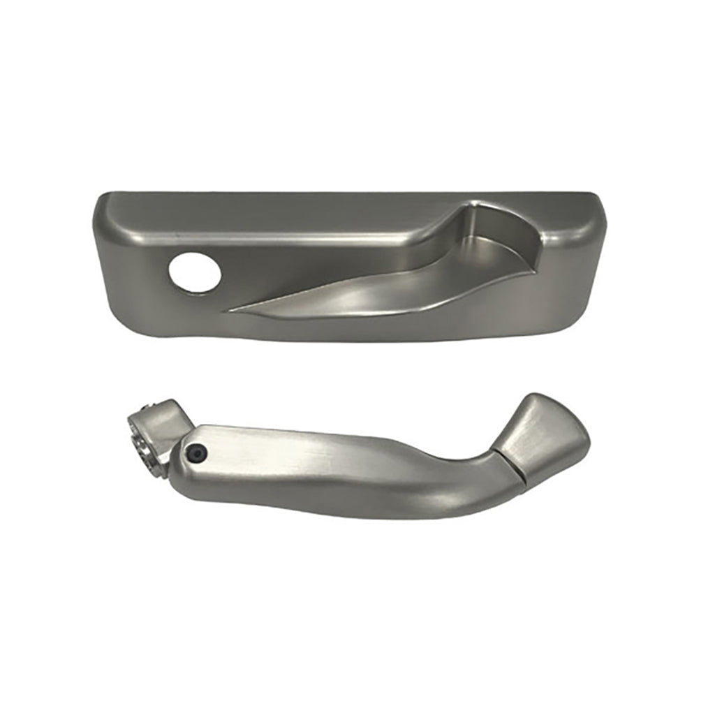 Andersen 100 Series Casement Operator Cover & Folding Handle Pack, Right Hand - Satin Nickel
