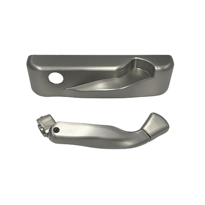 Andersen 100 Series Casement Operator Cover & Folding Handle Pack, Right Hand - Satin Nickel