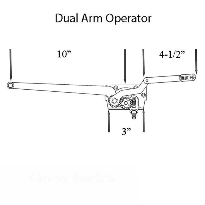 Andersen Dual Arm Operator LH
