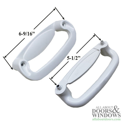 Blemished Andersen Perma-Shield Gliding Door Handle Tribeca Interior - White