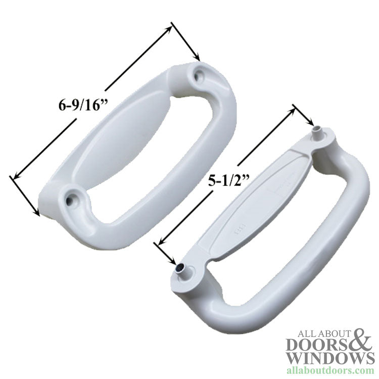 Blemished Andersen Perma-Shield Gliding Door Handle Tribeca Interior - White