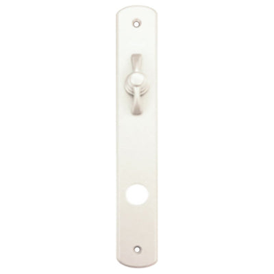 Andersen Albany Interior Escutcheon Plate with Thumbturn White