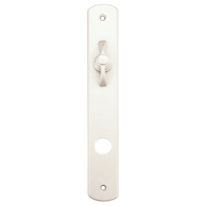 Andersen Albany Interior Escutcheon Plate with Thumbturn White