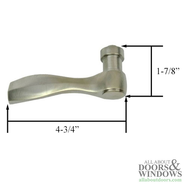Andersen Newbury Lever Handle Right Hand Satin Nickel