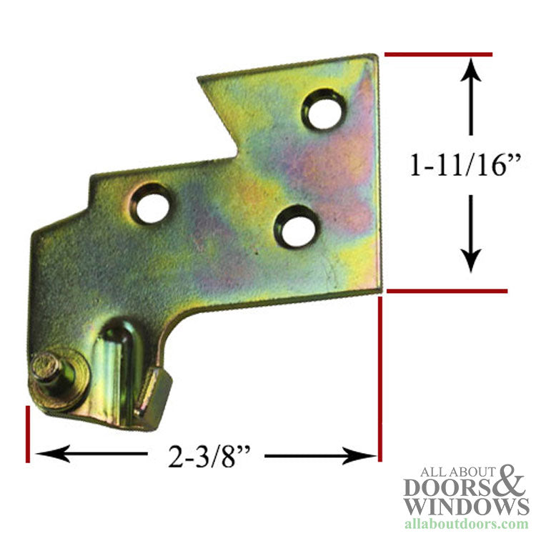 Sash Hinge - Left, 7205-6 Andersen Basement/Utility window