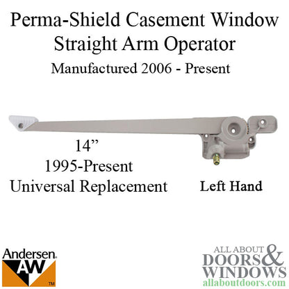 Andersen Perma-Shield Casement Windows - Straight Arm Operat