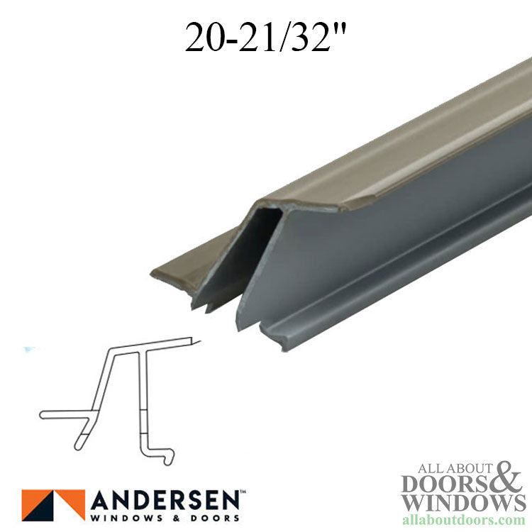 Andersen Glazing Bead, Terratone, for 3/8" Glass, C1 Rail