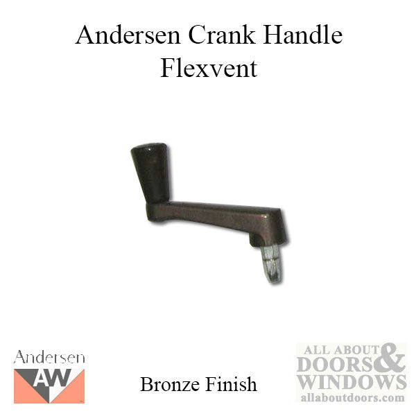 DISCONTINUED Andersen Crank Handle, Flexvent, Bronze Finish