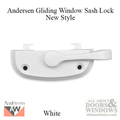 Andersen 200 Series Gliding Window Sash Lock, New Style - Wh