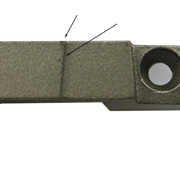 Blemished Truth Keeper 2-1/16" Screws Center to Center, 7/16" Width - Gold