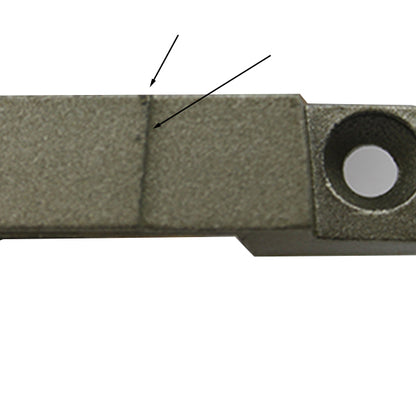 Blemished Truth Keeper 2-1/16" Screws Center to Center, 7/16" Width - Gold