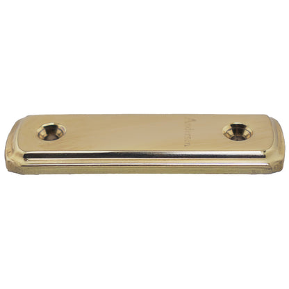 Andersen Gliding Door Cover Plate, Newbury Style - Polished Brass