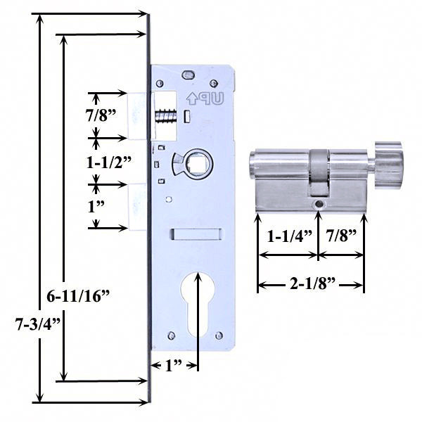 Andersen 2000 Series Storm Door Hardware, Classical Design,