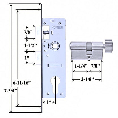 Andersen 2000 Series Storm Door Hardware, Classical Design,