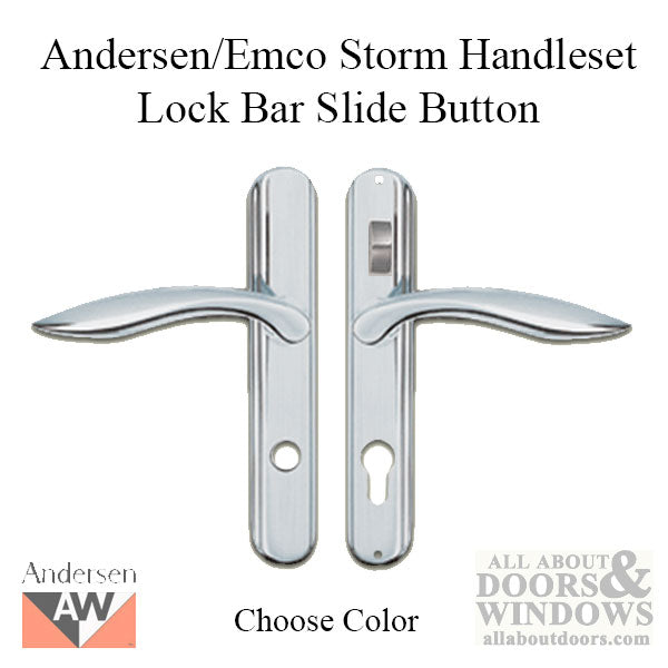 Discontinued - Andersen / EMCO Storm Door Handleset with Loc