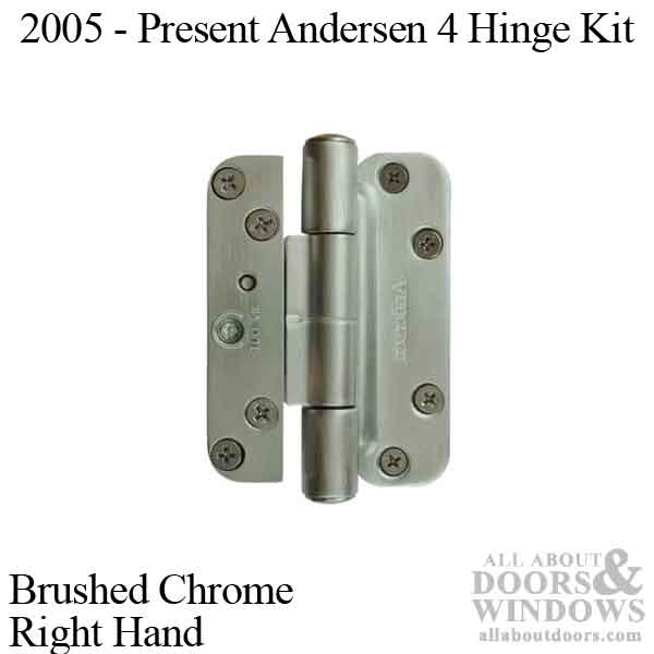 4 Hinge Kit, 2005-Present Andersen FWH Right Hand Door - Bru
