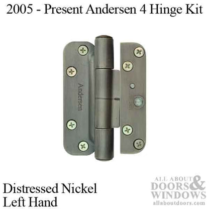 4 Hinge Kit, 2005-Present Andersen FWH Left Hand Door - Dist