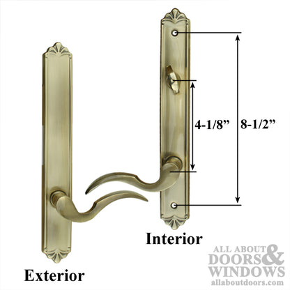 Petal Style Handle Set for Active / Non-Keyed Andersen Door