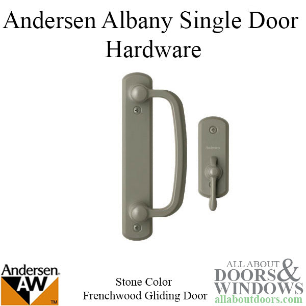 Andersen Frenchwood Gliding Door Trim Hardware, Albany, 2 Pa