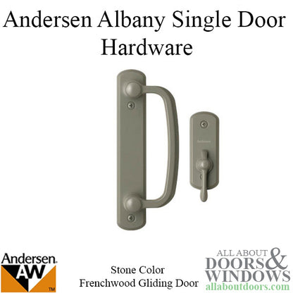 Andersen Frenchwood Gliding Door Trim Hardware, Albany, 2 Pa