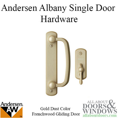 Andersen Frenchwood Gliding Door Trim Hardware, Albany, 2 Pa