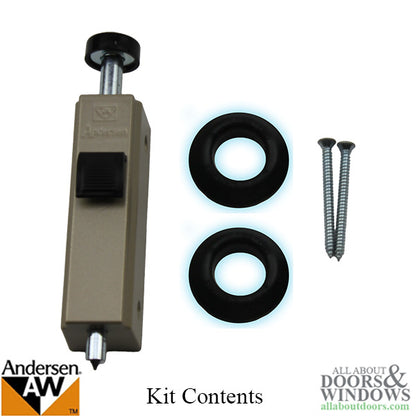 Andersen Auxiliary Foot Bolt Lock for Frenchwood Gliding Doo