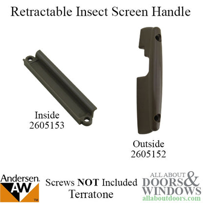 Andersen Retractable Insect Screen Exterior Handle, June 200