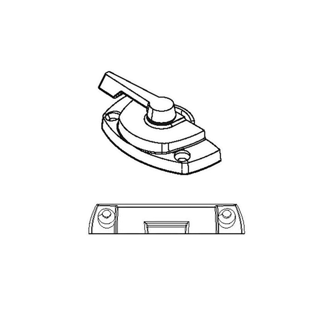 Andersen Tilt-Wash (DC) and Tilt-Wash (TW) Windows - Lock an