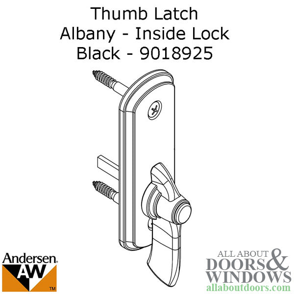 Andersen Frenchwood Gliding Doors - Thumb Latch - Albany - I