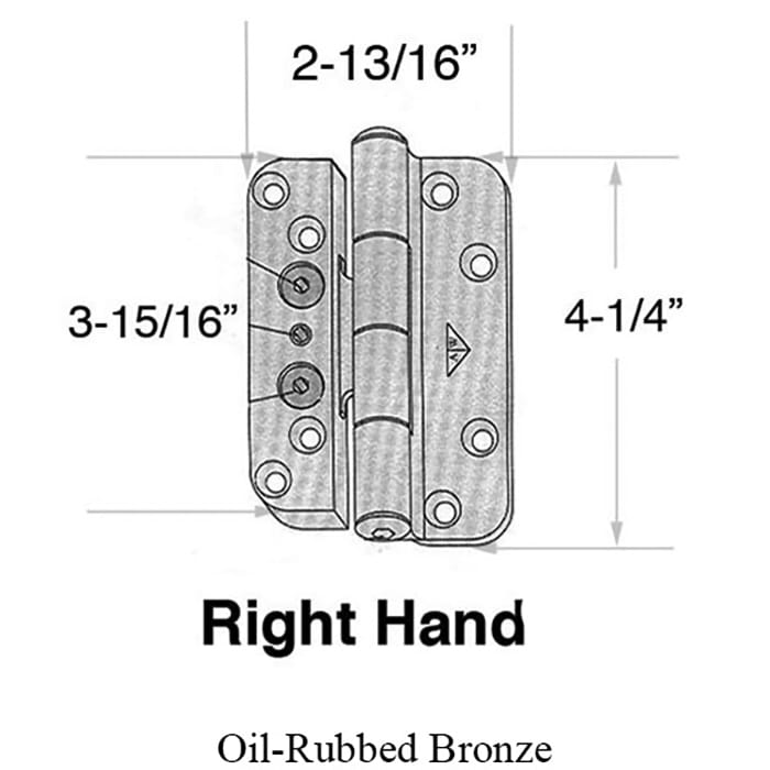 Discontinued - Andersen 1992-2005 Hinge, Right Hand - Oil Rubbed Bronze