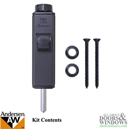 Andersen Auxiliary Foot Bolt Lock for Frenchwood Gliding Door - Oil Rubbed Bronze
