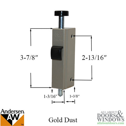 Andersen Auxiliary Foot Bolt Lock for Frenchwood Gliding Doo