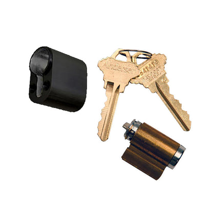 Andersen Keyed Lock Cylinder with Housing FWH - Black