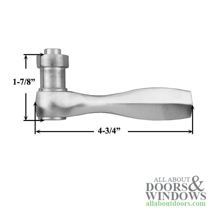 Andersen Newbury Handle, Right Hand - Brushed Chrome