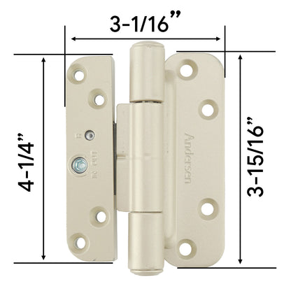 Andersen Single Hinge, Right Hand (2005-Present) - Gold Dust