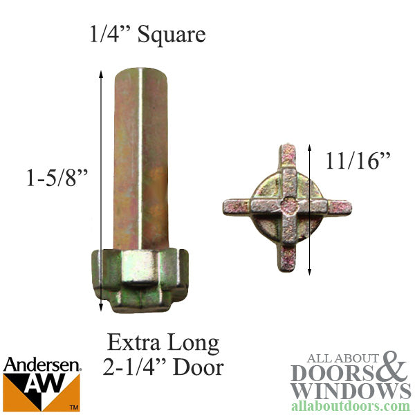Andersen Frenchwood Hinged Door Lock Actuator - 2-1/4 door