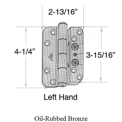 Discontinued - Andersen 1992-2005 Hinge, Left Hand - Oil Rubbed Bronze
