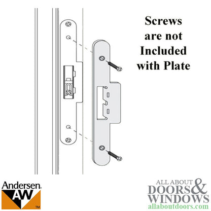 Andersen Tribeca Strike Plate Cover - Stone
