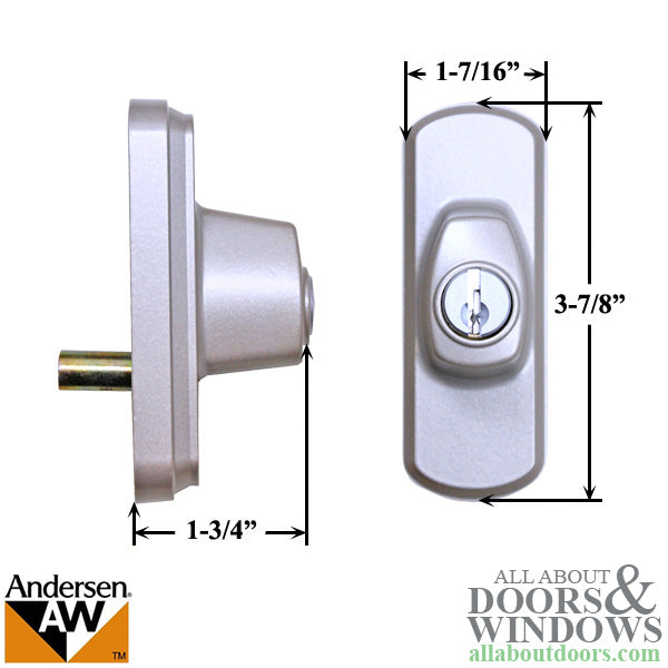 Andersen Frenchwood Gliding Doors - Lock Assembly - Albany -