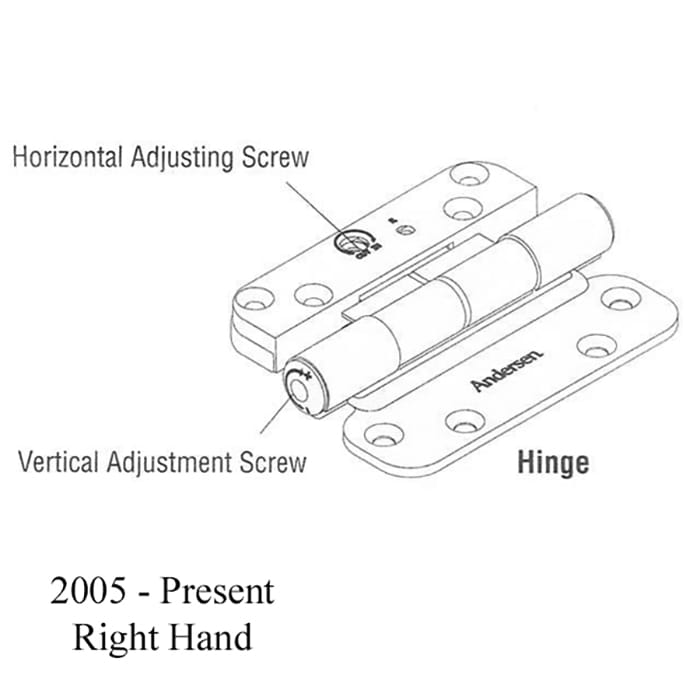 Andersen Single Hinge, Left Hand (2005-Present) - Gold Dust