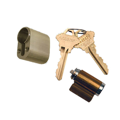 Andersen Keyed Lock Cylinder with Housing FWH - Gold Dust