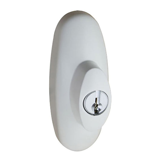 Keyed Lock Assembly, Andersen Tribeca Gliding Door, RH - White