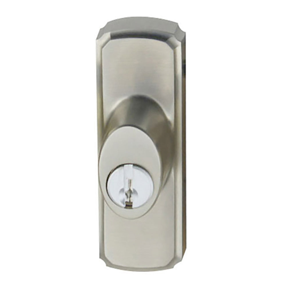 Andersen Frenchwood Gliding Door Lock, Newbury/Lock Assembly w/keys - Satin Nickel - LH