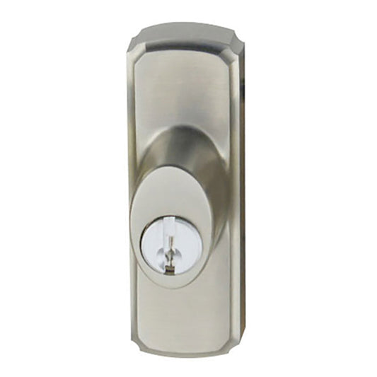 Andersen Frenchwood Gliding Door Lock, Newbury/Lock Assembly w/keys - Satin Nickel - LH