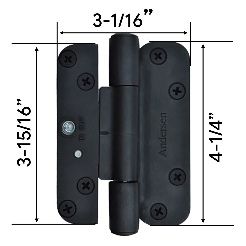 Andersen 4 Hinge Kit, Left Hand (2005-Present) - Oil-Rubbed Bronze