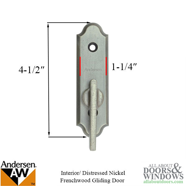 Andersen Frenchwood Gliding Doors - Thumb Latch - Encino - I